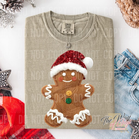Gingerbread Yarn Sequin