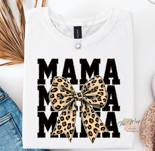MAMA w/ Leopard Bow